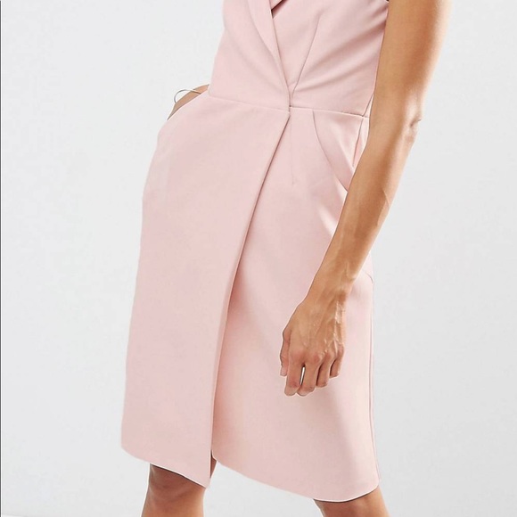 ASOS sleeveless Tux Dress - Picture 7 of 8